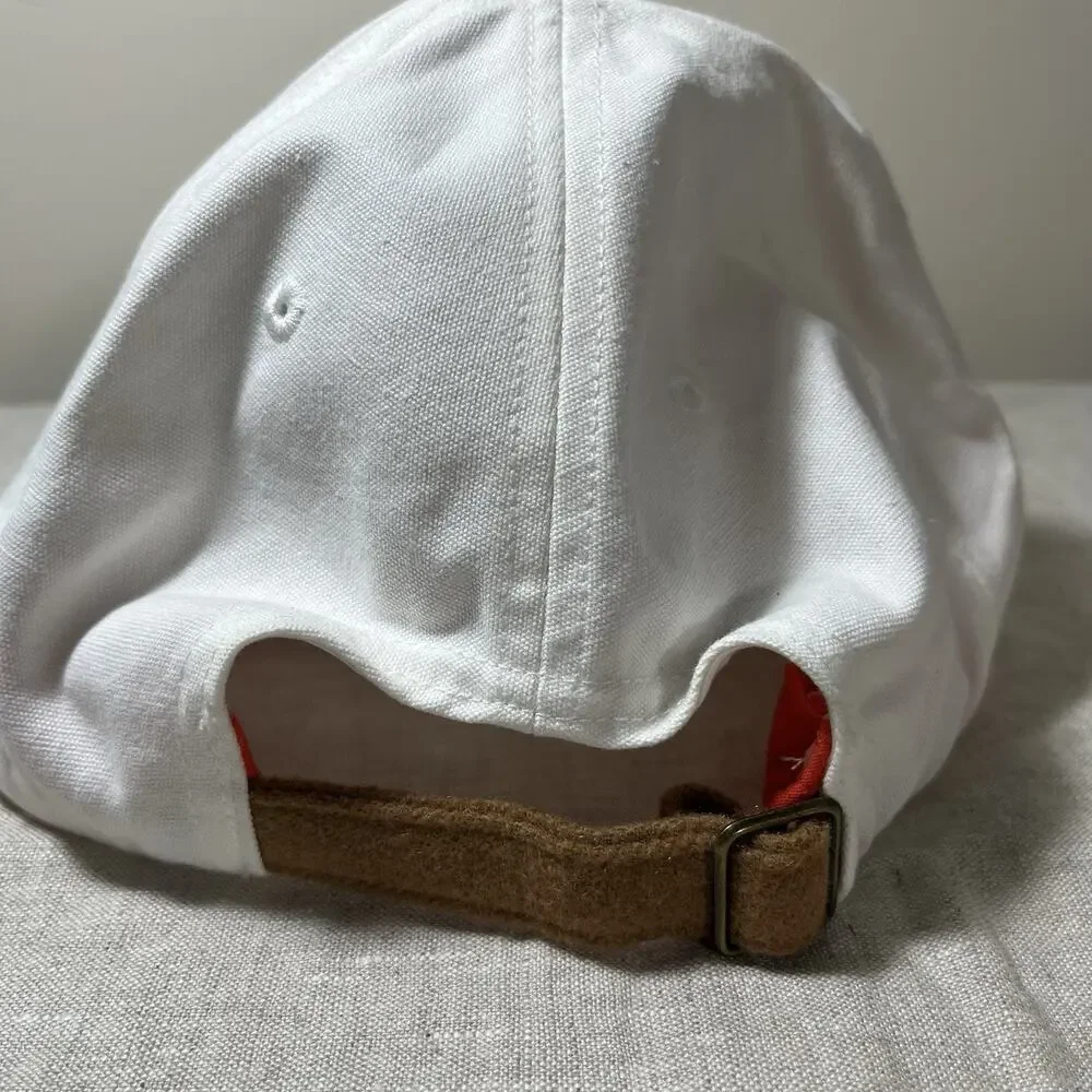 Walt Disney Studios Hat White Mickey Mouse Adjustable Cap‎ Wool Brim 100 Year